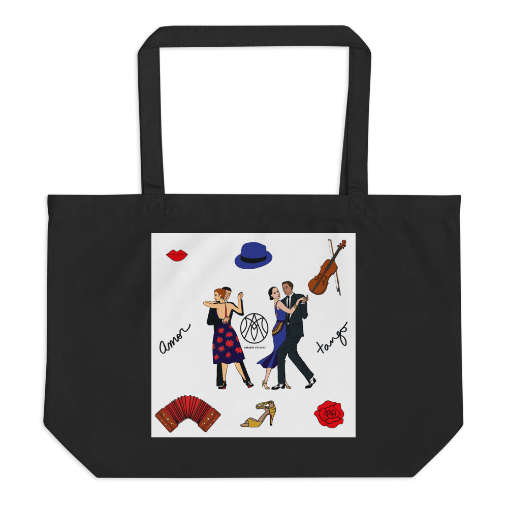 Large organic tote bag - Amaria Studio