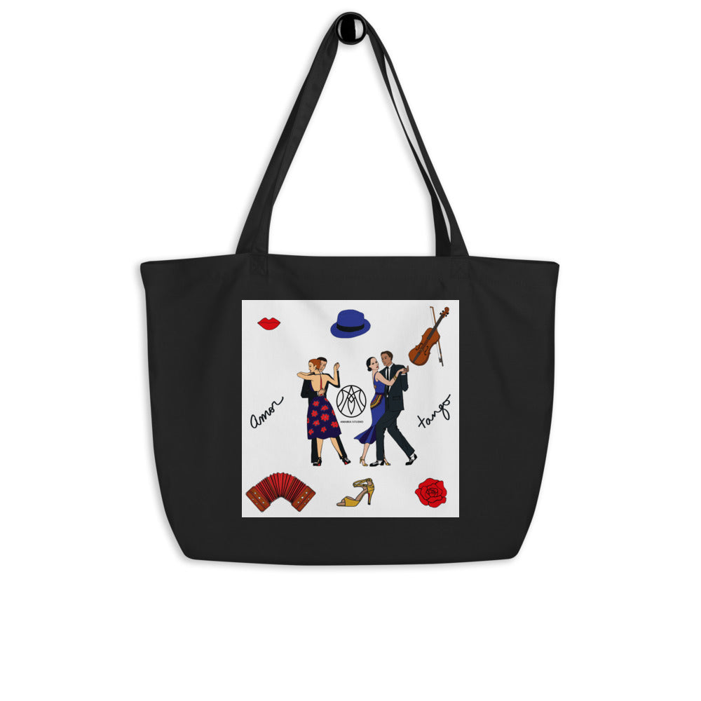 Large organic tote bag - Amaria Studio