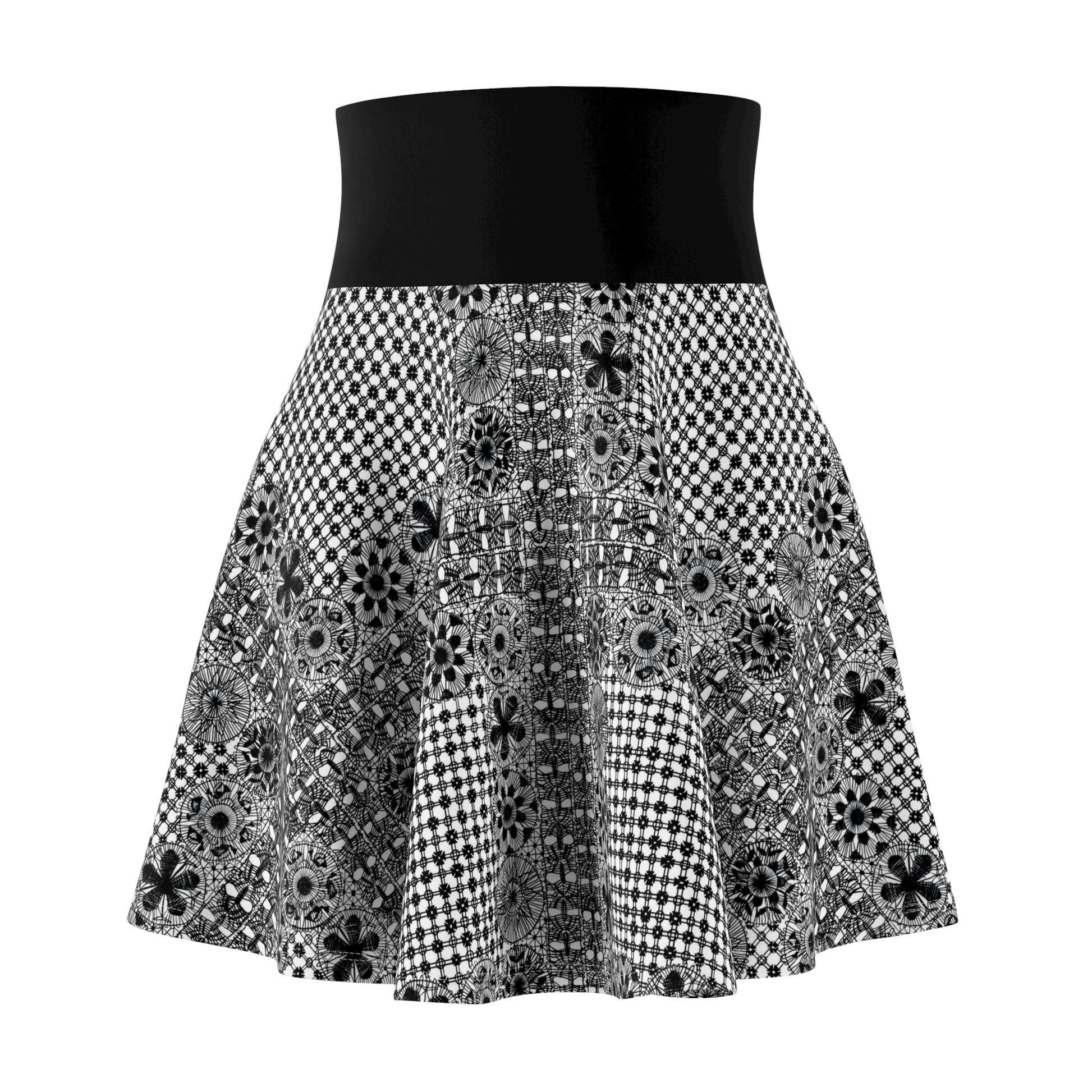 Lace womens skater skirt ñanduti paraguay lace - Amaria Studio
