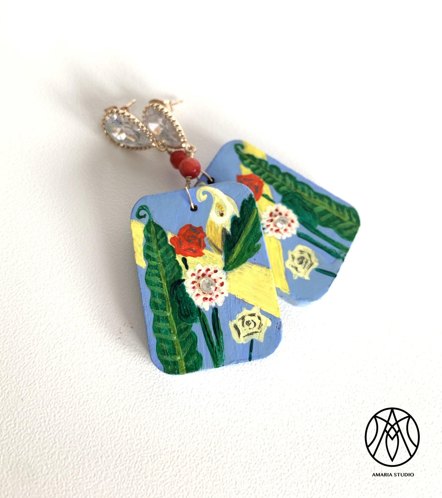 Beyond the Garden Gate Earrings - Amaria Studio