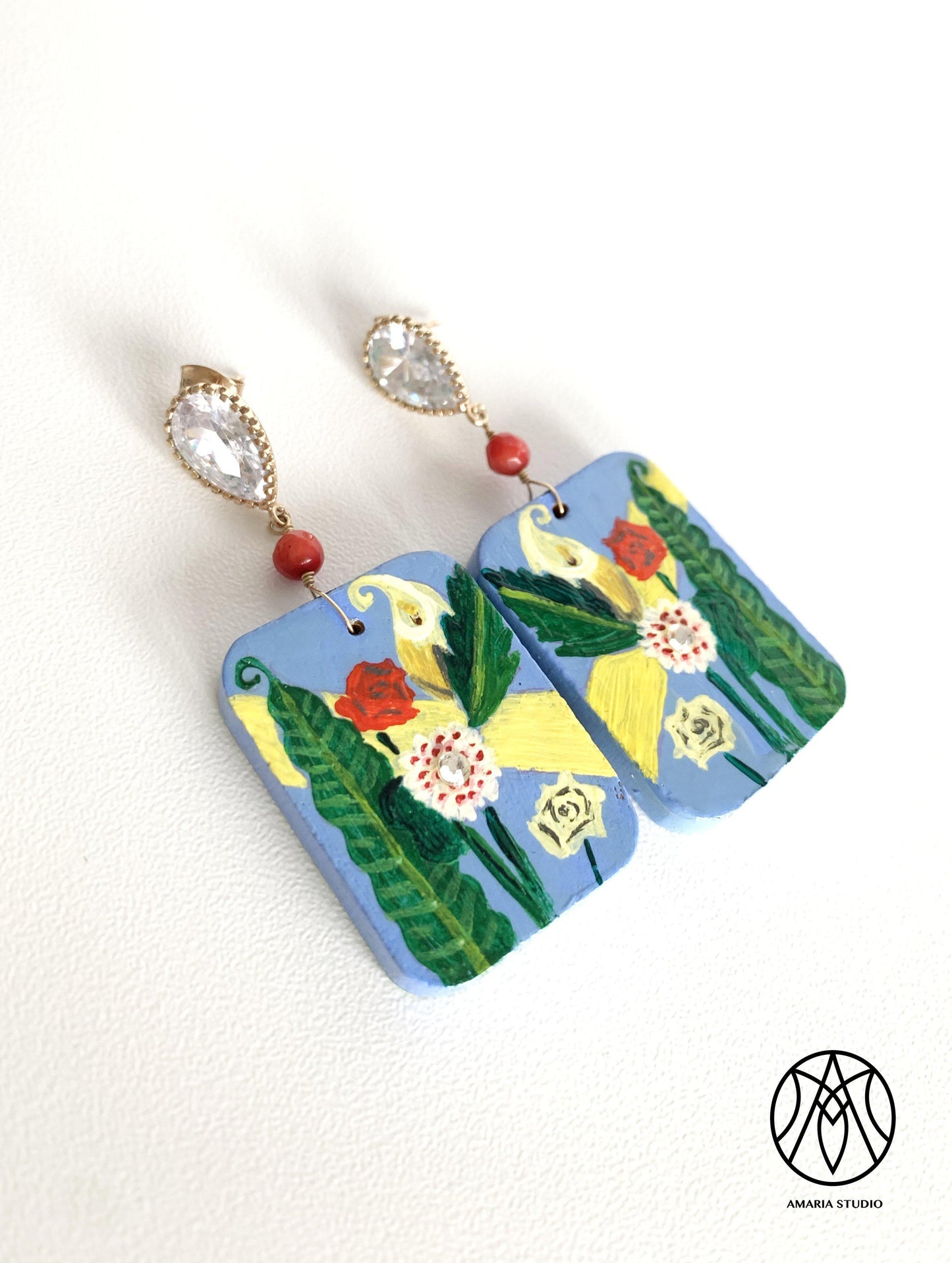 Beyond the Garden Gate Earrings - Amaria Studio