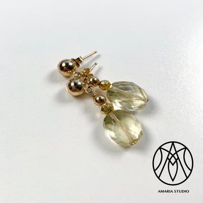 Citrine earrings - Amaria Studio