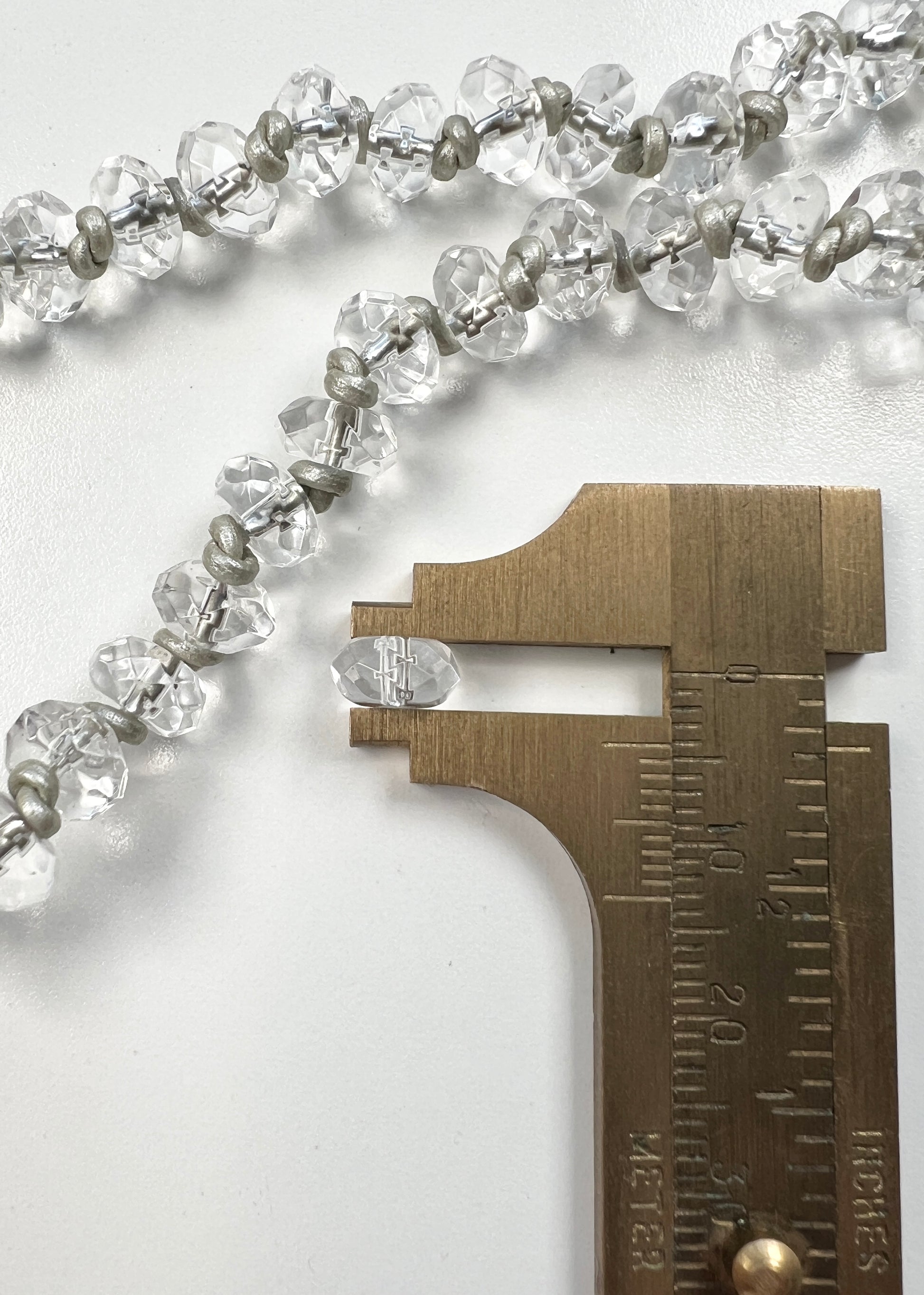 Crystal Quartz Buddhist Acala Mala - Amaria Studio