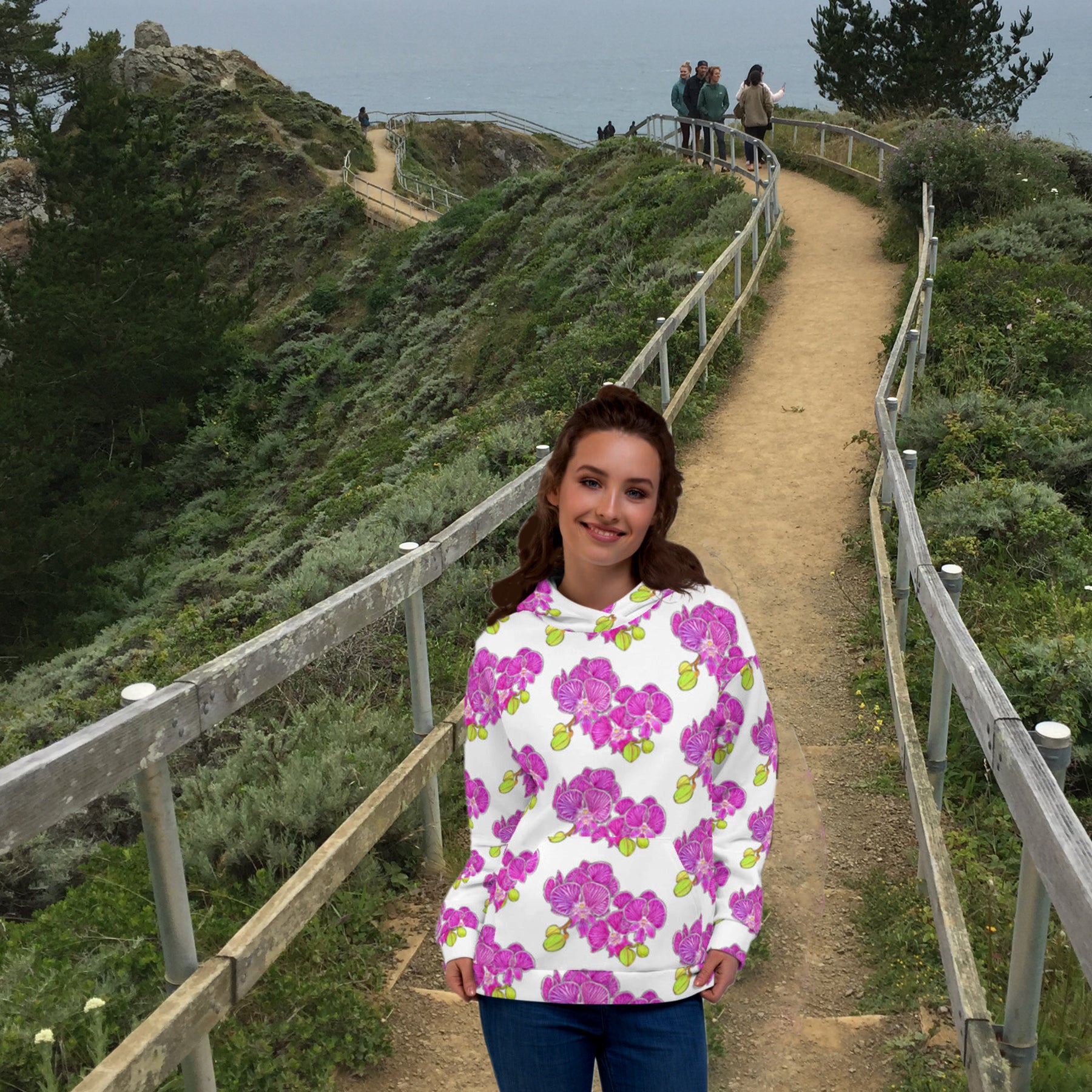 Orchid Unisex Hoodie - Amaria Studio