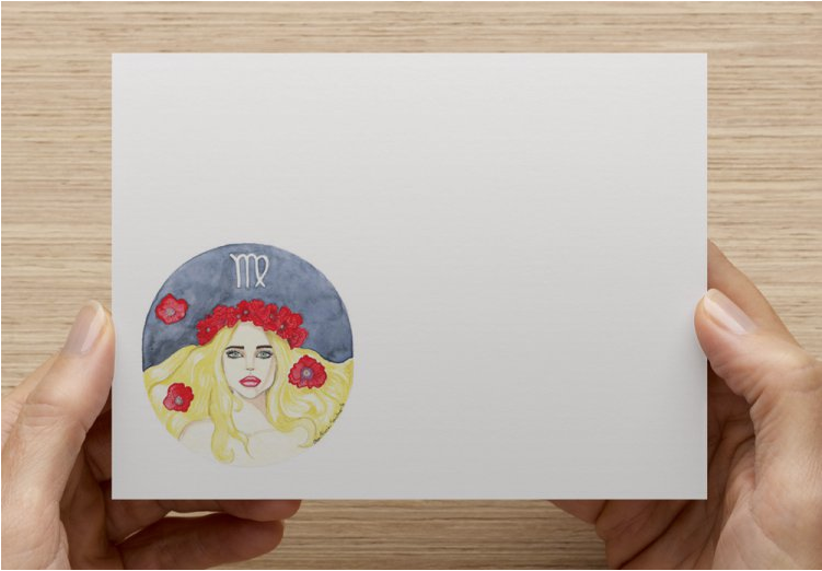 ZODIAC FLAT NOTECARDS - Amaria Studio