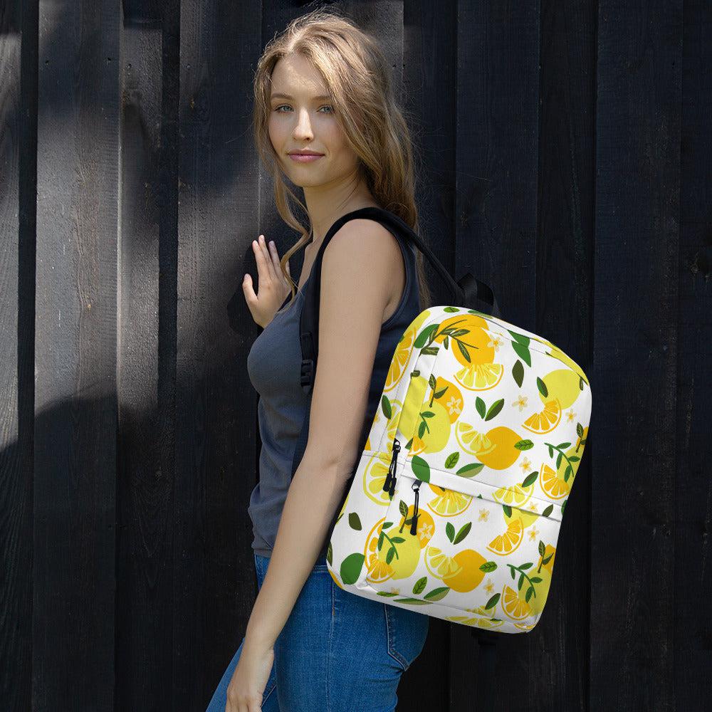 Lemons Backpack - Amaria Studio