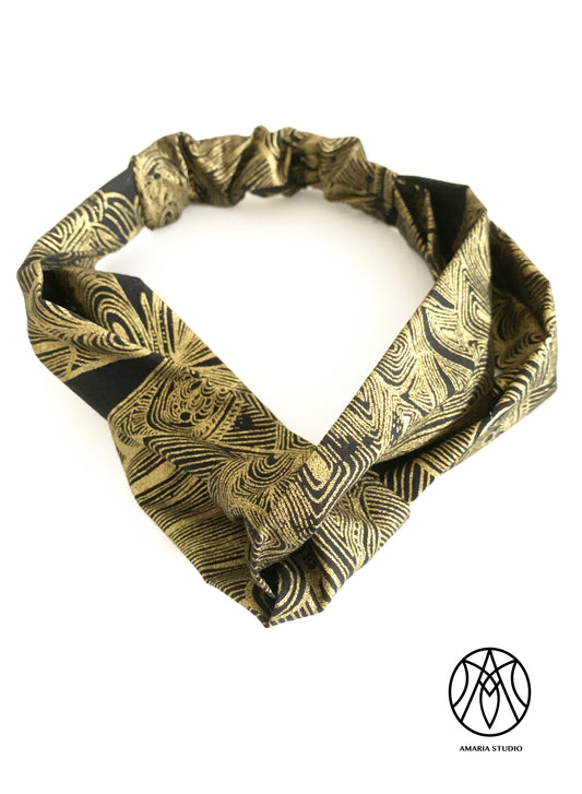 Butterfly turban headband - Amaria Studio