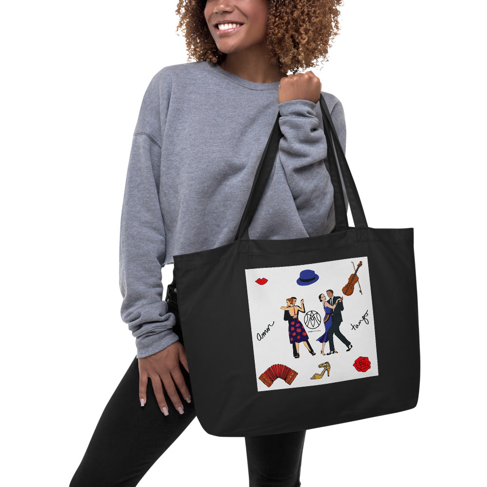 Large organic tote bag - Amaria Studio