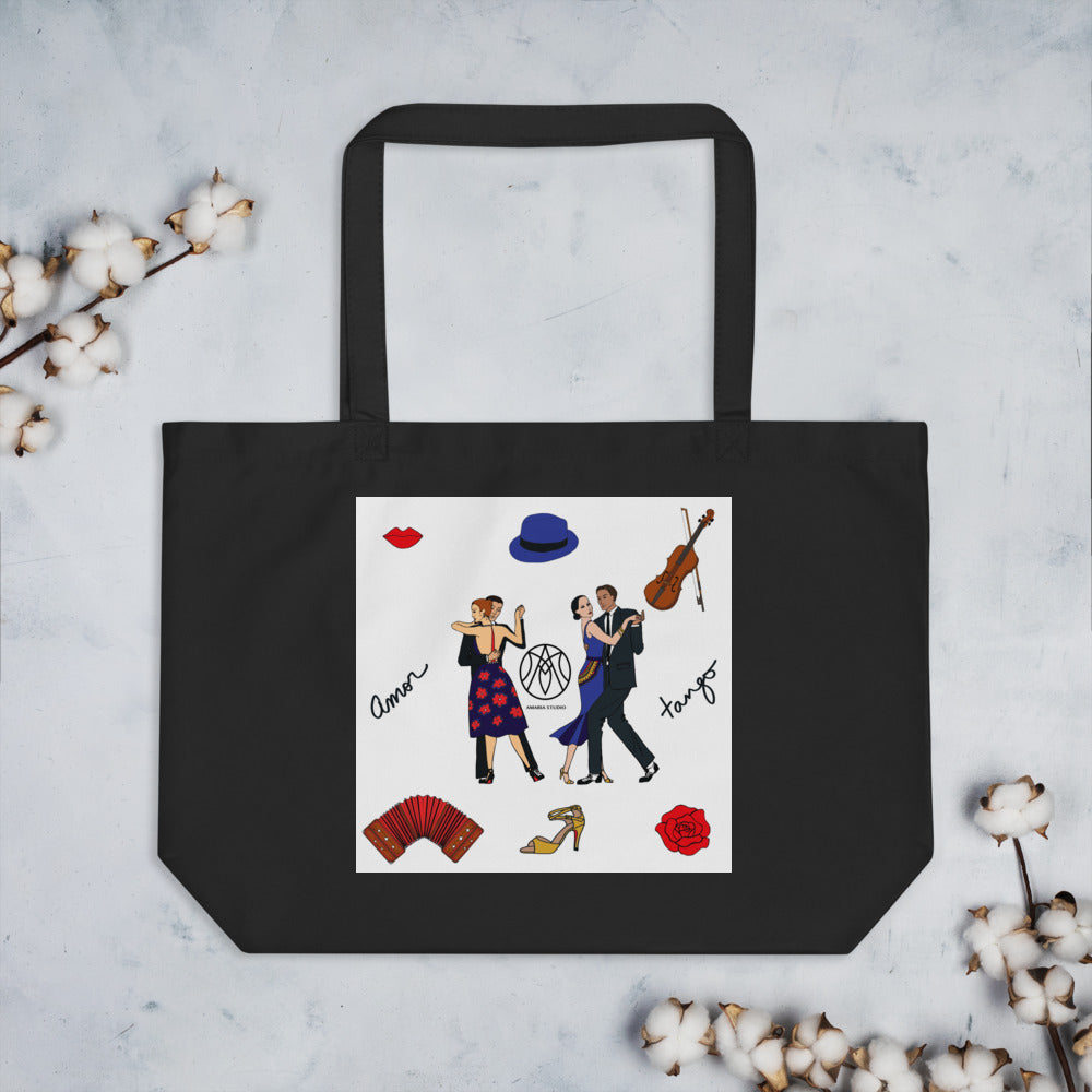 Large organic tote bag - Amaria Studio