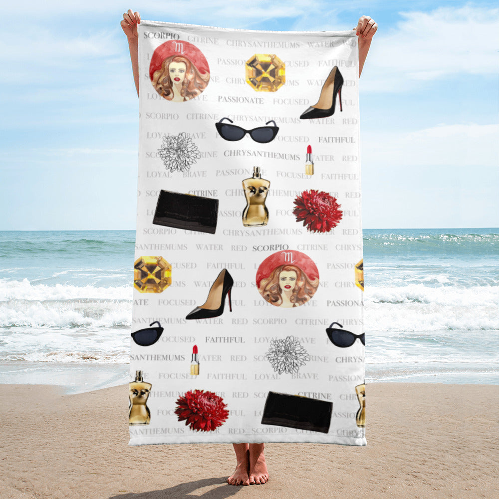 Scorpio Beach Towel - Amaria Studio